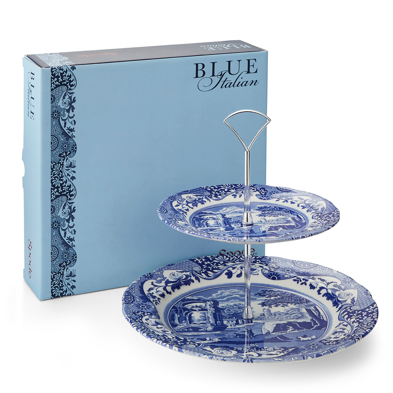 Blue Italian Cake Stand
