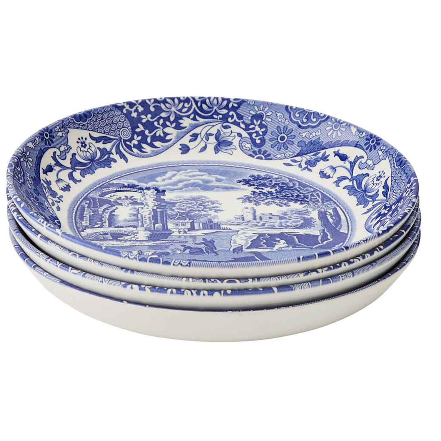 Blue Italian Pasta Bowl